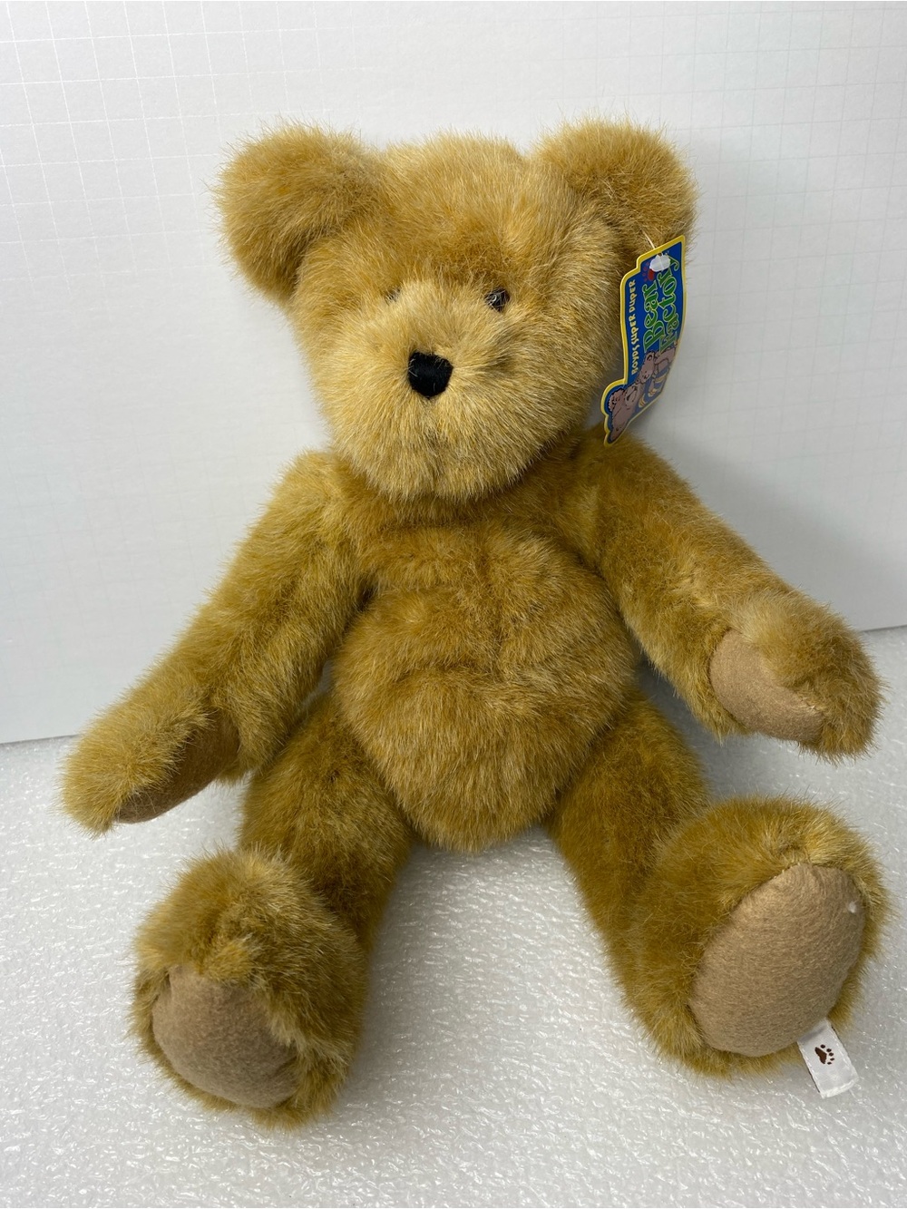 Boyds Super Duper Bear Factory Vintage Jointed
Golden Brown Plush Teddy Bear